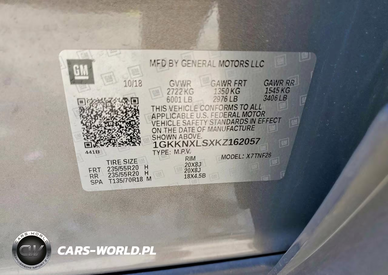 2019 GMC Acadia Denali VIN:1GKKNXLSXKZ162057 - 13