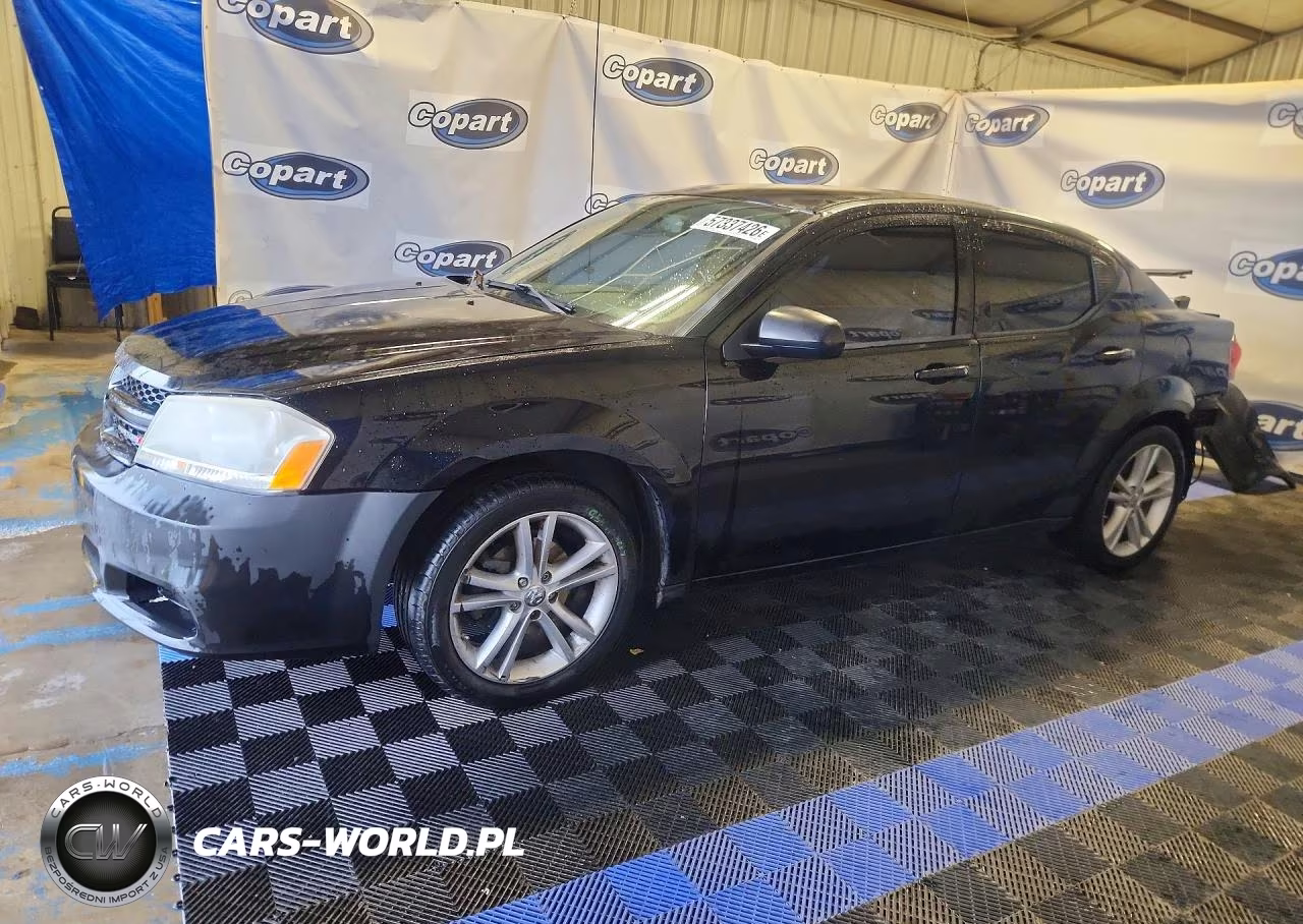 2014 Dodge Avenger Sxt VIN:1C3CDZCB2EN203960 - 1