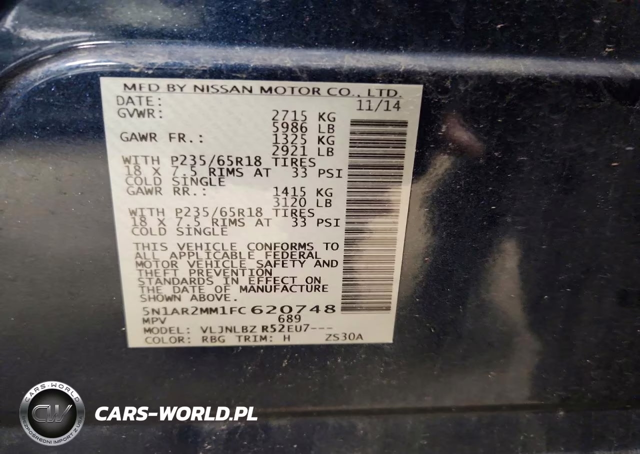 2015 Nissan Pathfinder S VIN:5N1AR2MM1FC620748 - 13