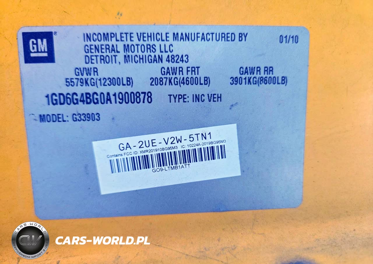 2010 GMC Savana Box Truck VIN:1GD6G4BG0A1900878 - 13