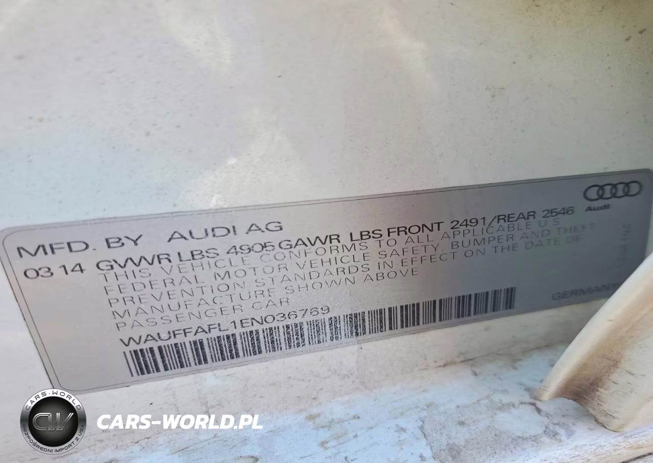 2014 Audi A4 Premium Plus VIN:WAUFFAFL1EN036769 - 12