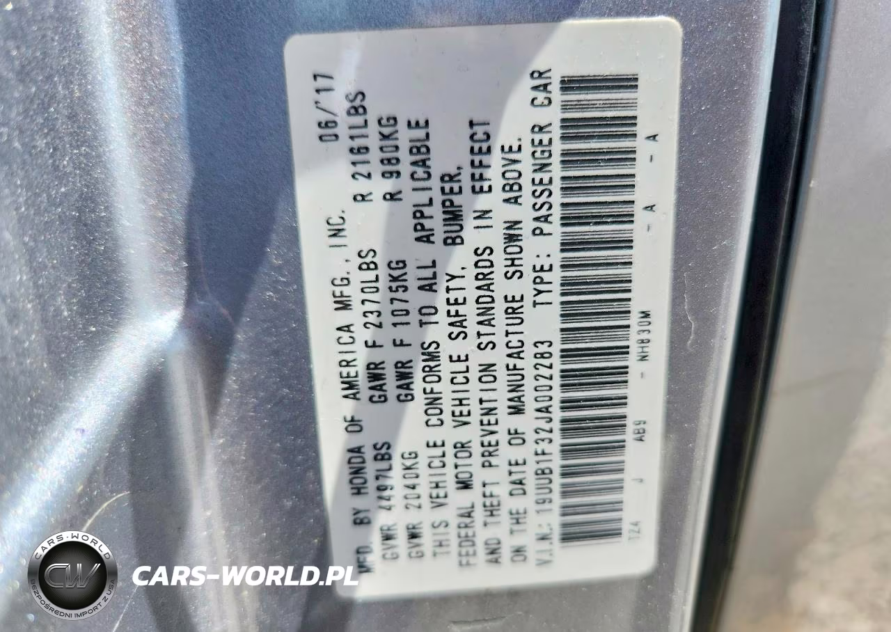 2018 Acura Tlx VIN:19UUB1F32JA002283 - 12