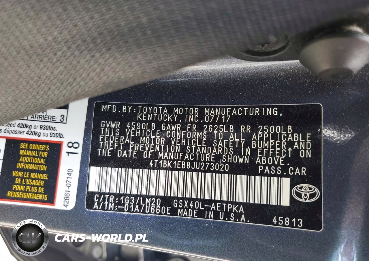 2018 Toyota Avalon Limited VIN:4T1BK1EB8JU273020 - 12