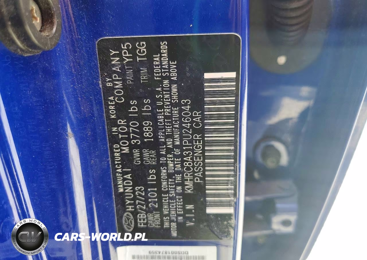 2023 Hyundai Venue Sel VIN:KMHRC8A31PU246043 - 13