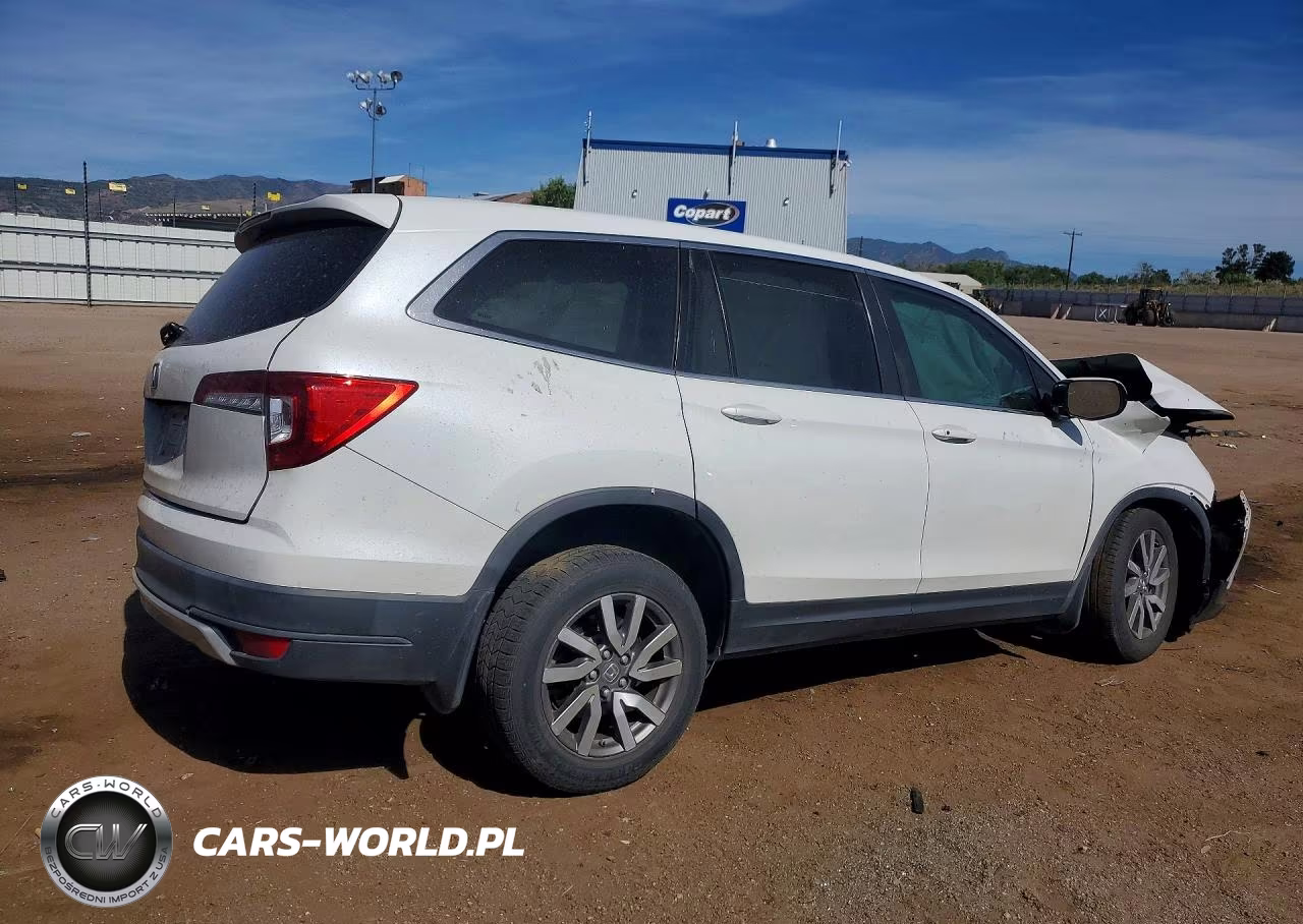 2021 Honda Pilot Exl VIN:5FNYF5H55MB006706 - 3