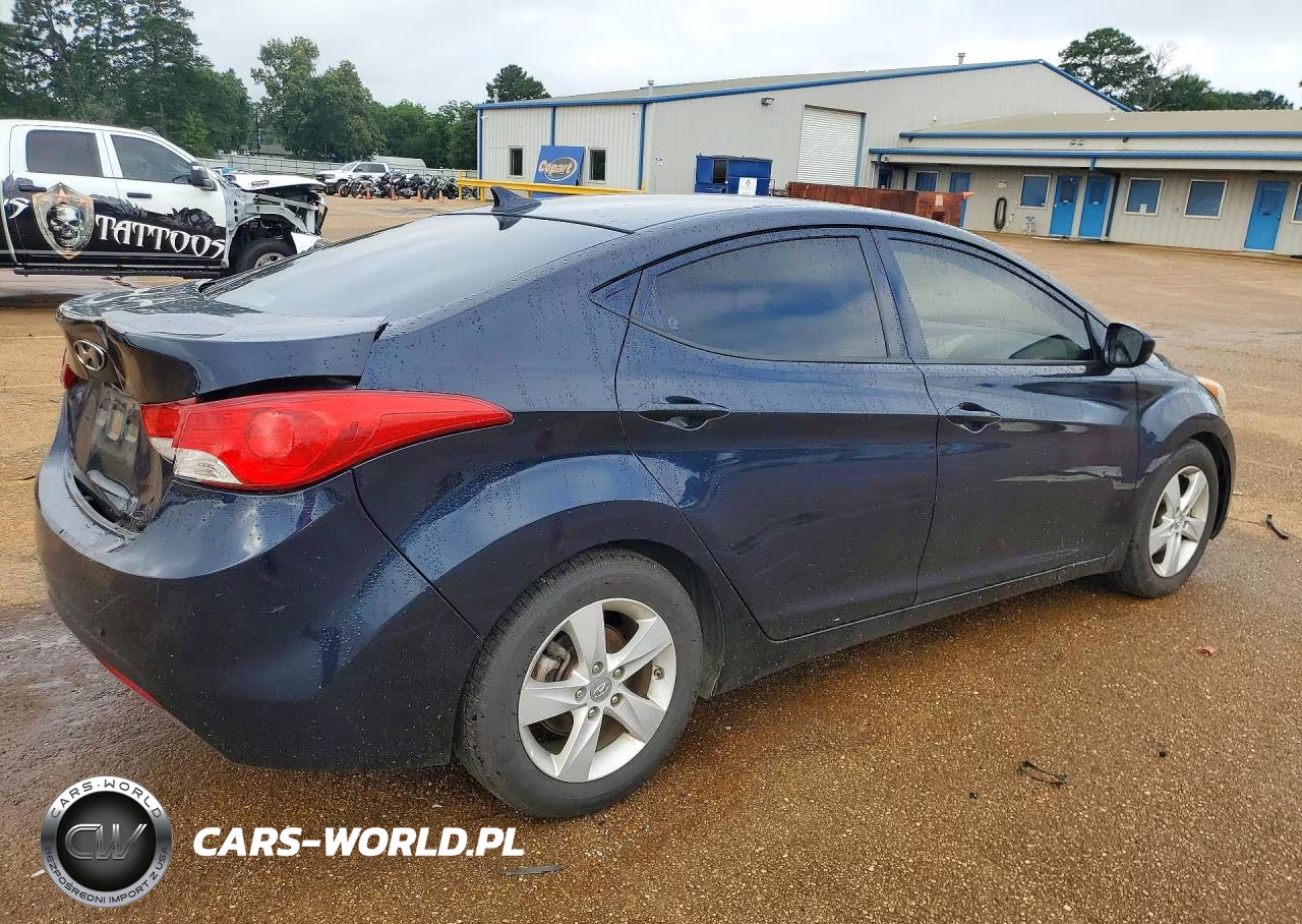 2013 Hyundai Elantra Gls VIN:5NPDH4AEXDH434544 - 3