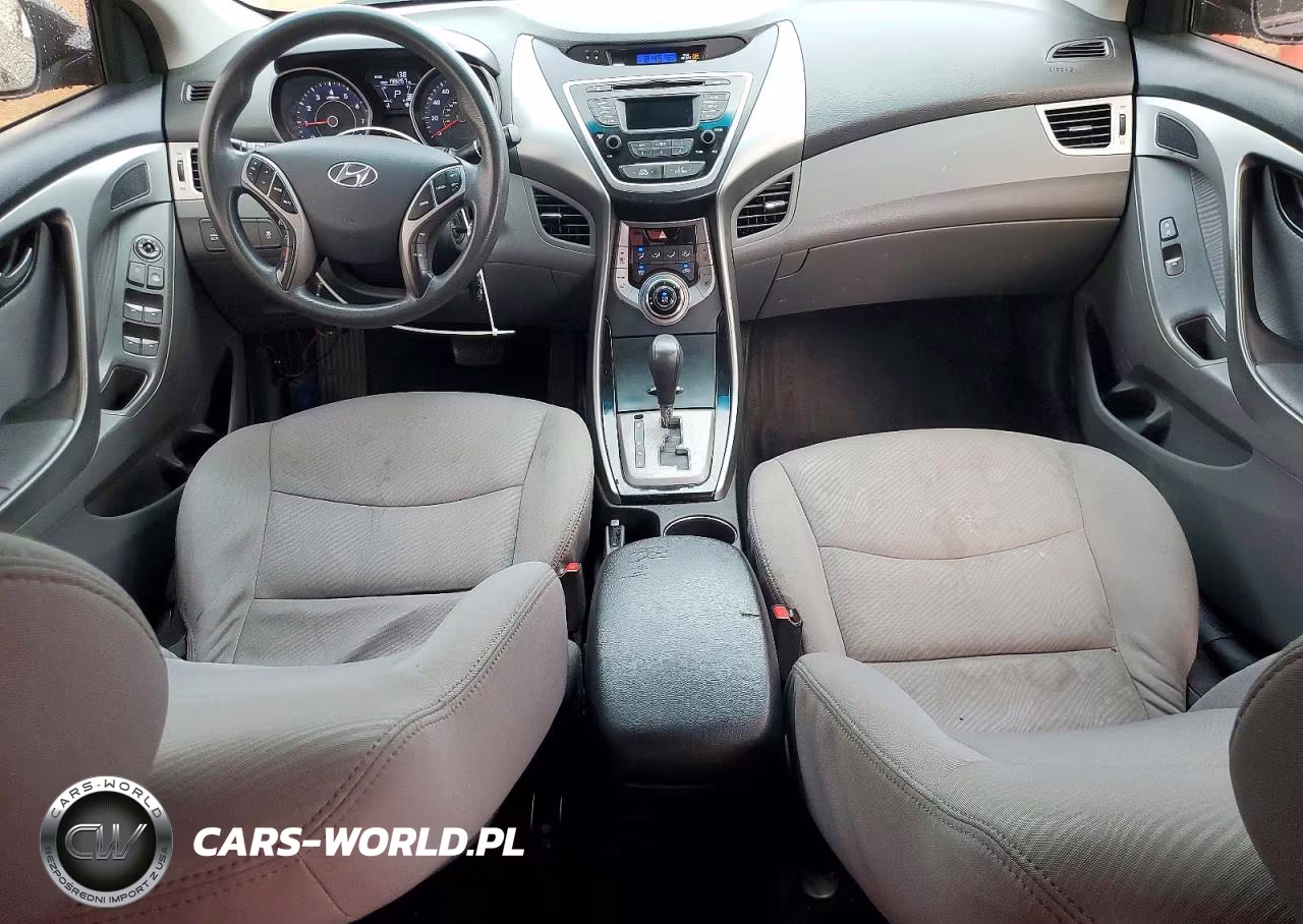 2013 Hyundai Elantra Gls VIN:5NPDH4AEXDH434544 - 8