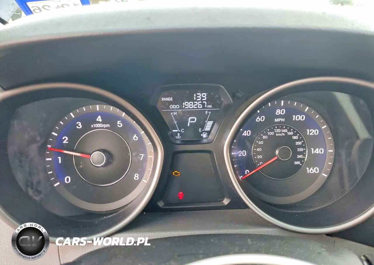 2013 Hyundai Elantra Gls VIN:5NPDH4AEXDH434544 - 9