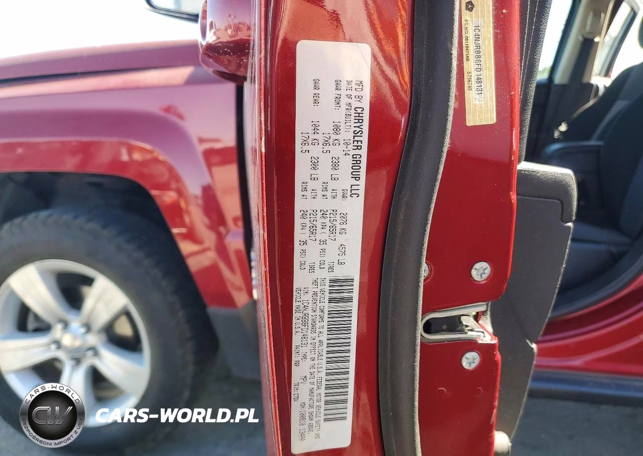 2015 Jeep Patriot Sport VIN:1C4NJRBB8FD148131 - 13