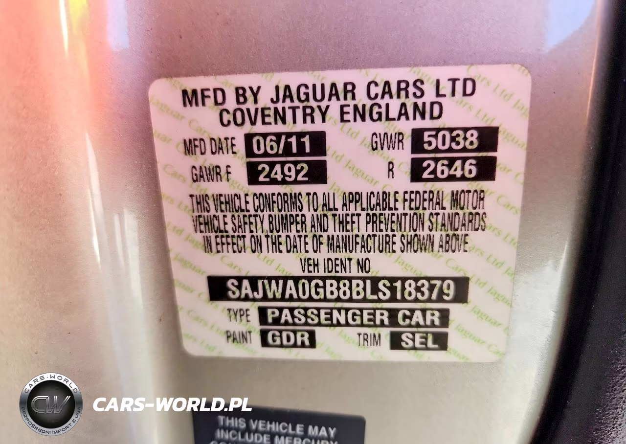 2011 Jaguar Xf Premium VIN:SAJWA0GB8BLS18379 - 12