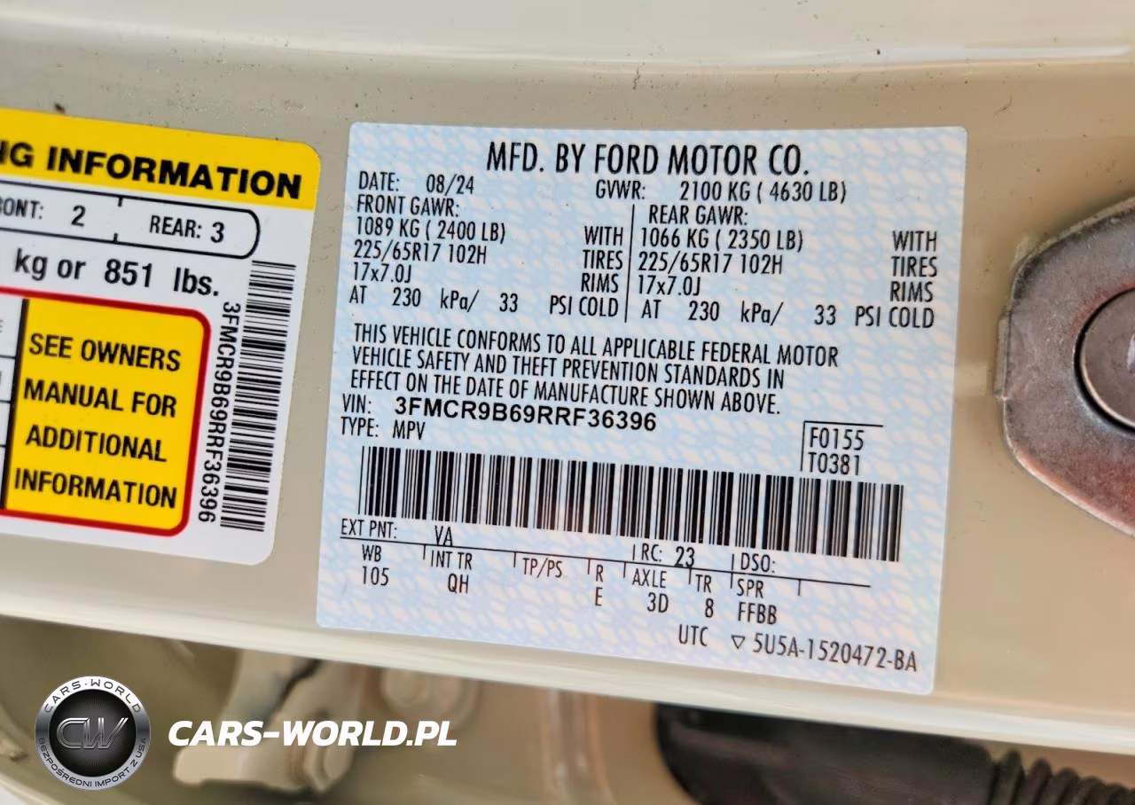 2024 Ford Bronco Sport Big Bend VIN:3FMCR9B69RRF36396 - 14