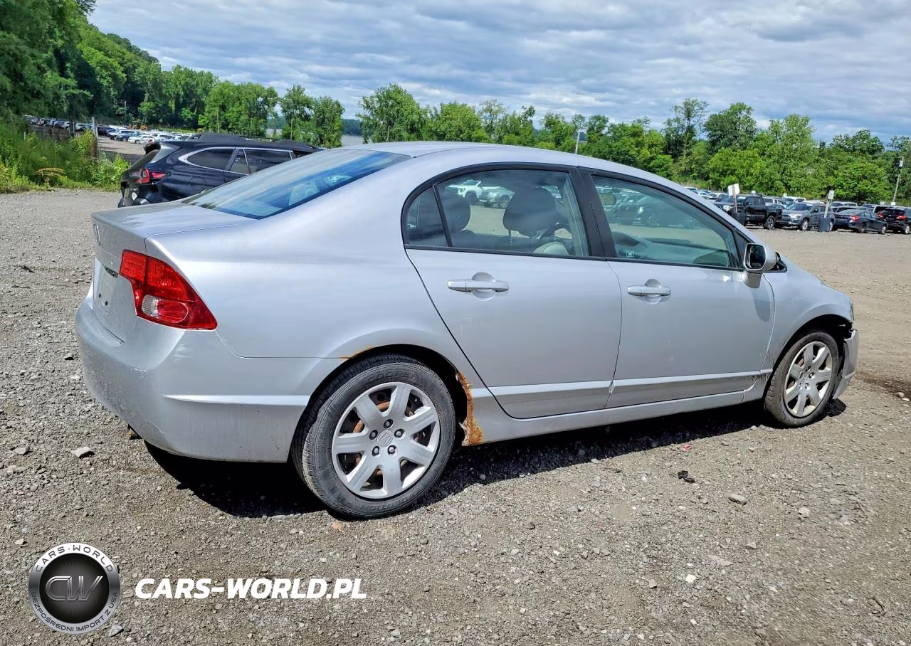 2007 Honda Civic Lx VIN:2HGFA16517H303361 - 3