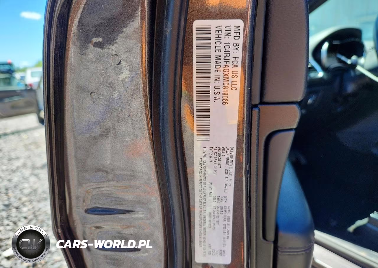 2021 Jeep Grand Cherokee Laredo VIN:1C4RJFAGXMC819086 - 14