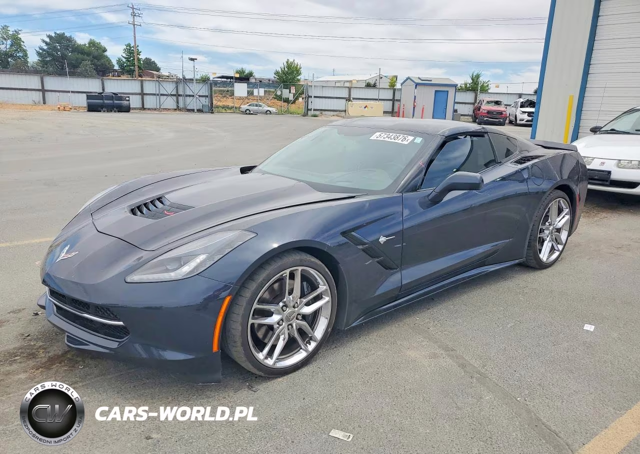 2014 Chevrolet Corvette Stingray Z51 3Lt VIN:1G1YM2D72E5122954 - 1