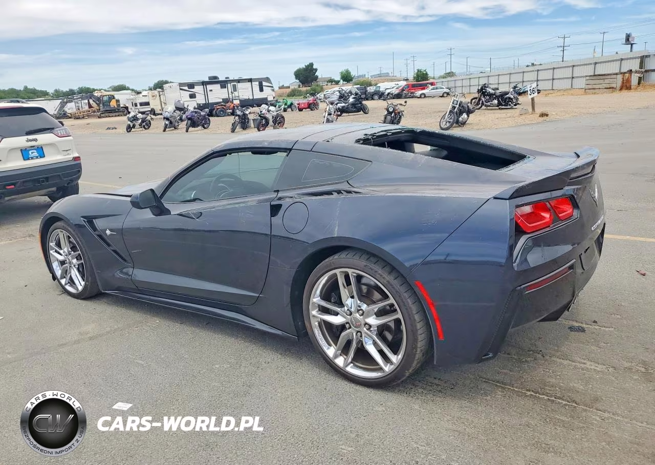 2014 Chevrolet Corvette Stingray Z51 3Lt VIN:1G1YM2D72E5122954 - 2