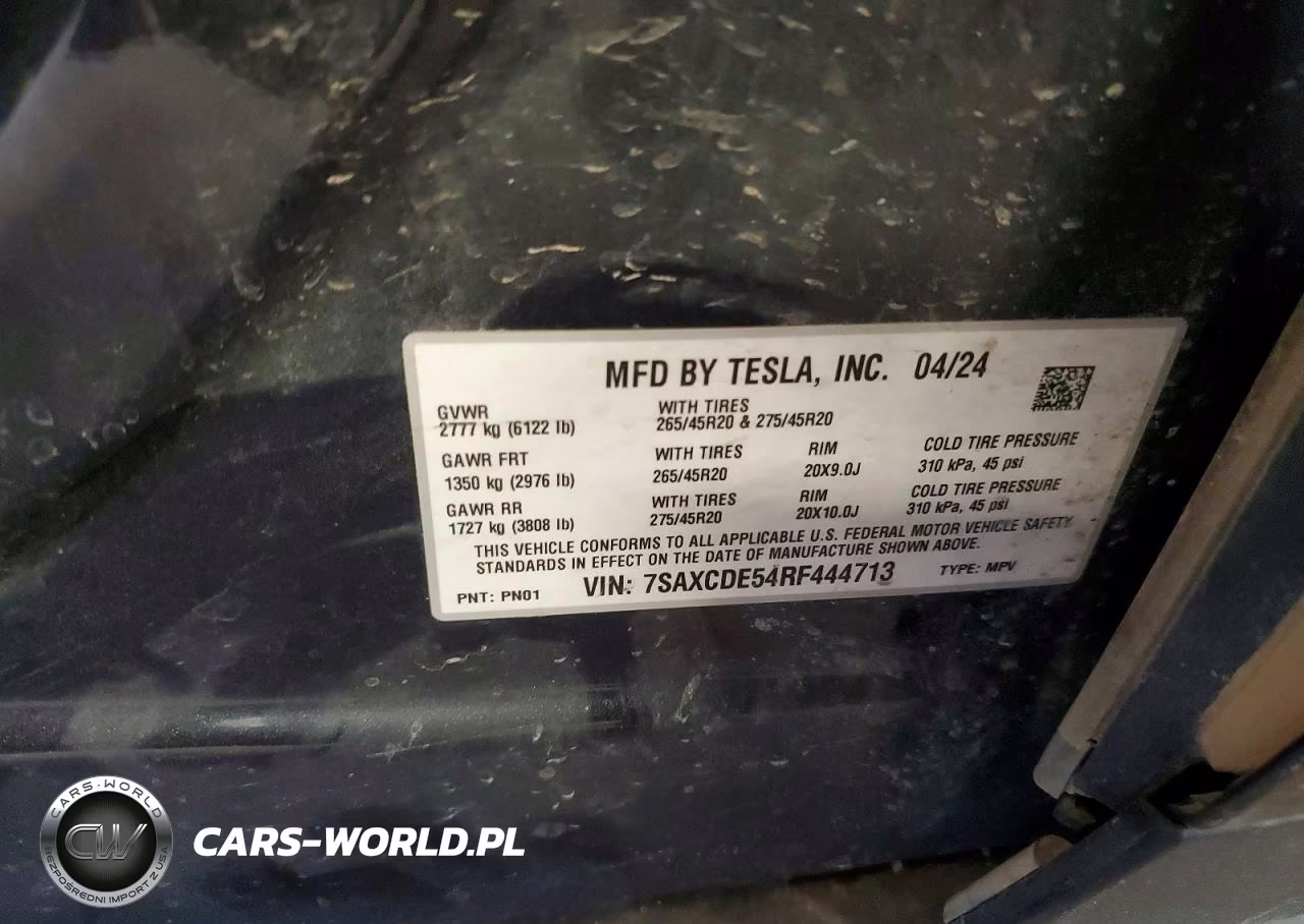 2024 Tesla Model X VIN:7SAXCDE54RF444713 - 14
