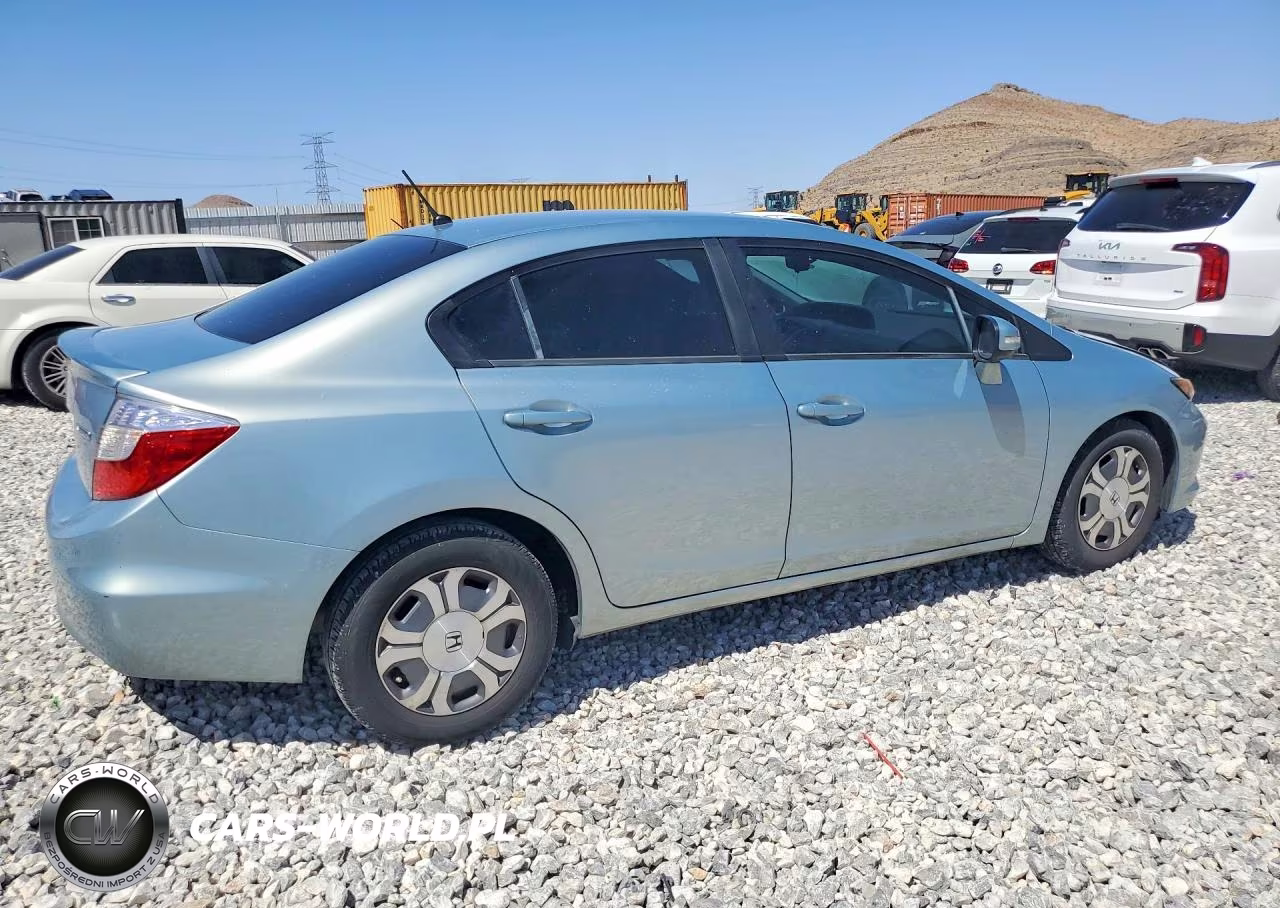 2012 Honda Civic Hybrid L VIN:JHMFB4F36CS002596 - 3