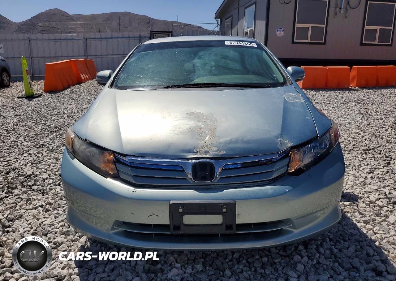 2012 Honda Civic Hybrid L VIN:JHMFB4F36CS002596 - 5
