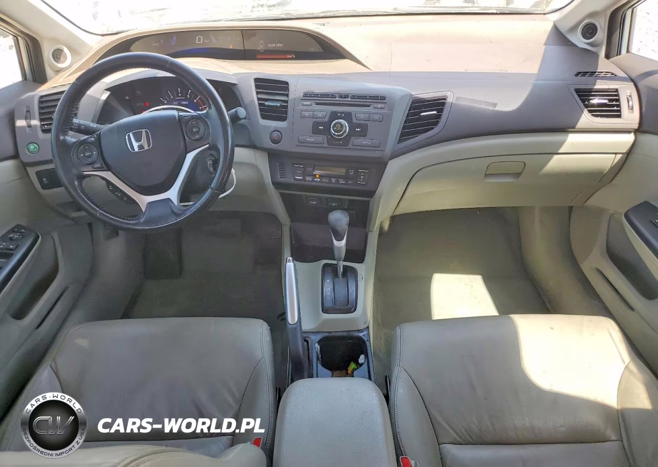 2012 Honda Civic Hybrid L VIN:JHMFB4F36CS002596 - 8