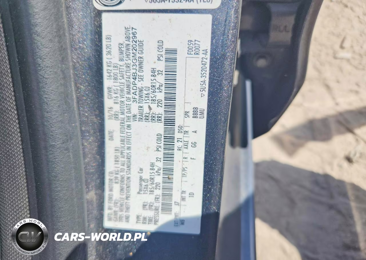 2016 Ford Fiesta Se VIN:3FADP4BJ3GM202967 - 13