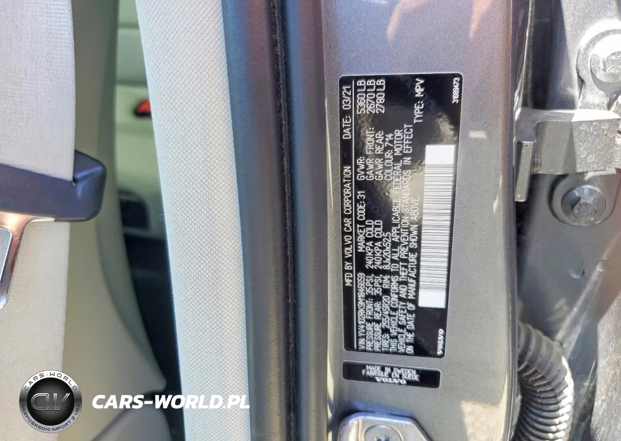 2021 Volvo Xc60 T5 Momentum VIN:YV4102RK9M1846659 - 13