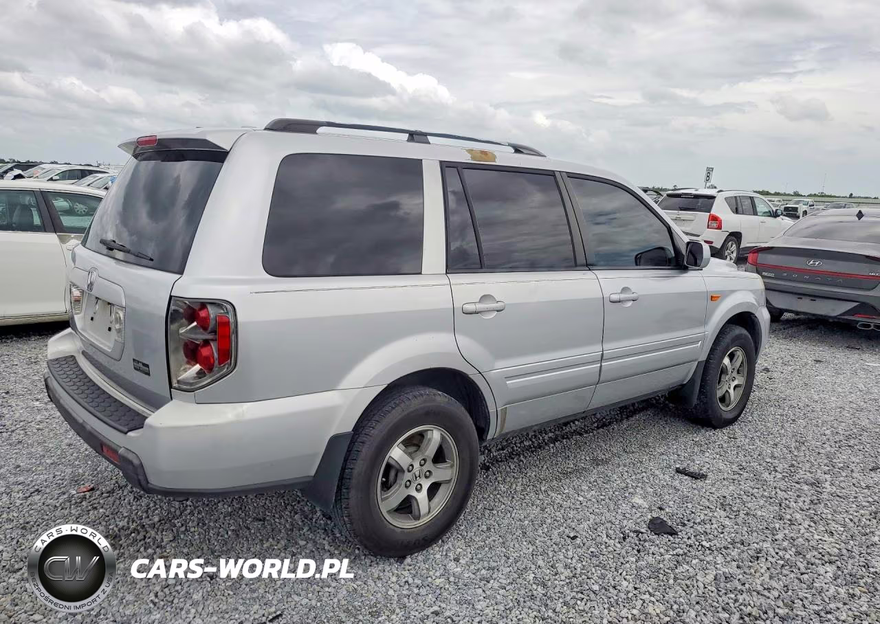 2007 Honda Pilot Exl VIN:5FNYF28547B015447 - 3