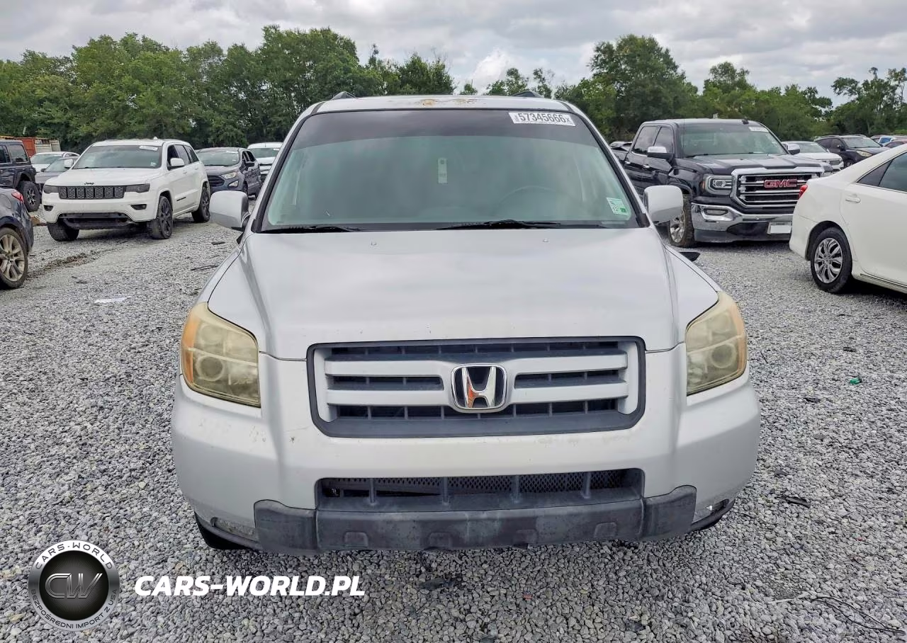 2007 Honda Pilot Exl VIN:5FNYF28547B015447 - 5