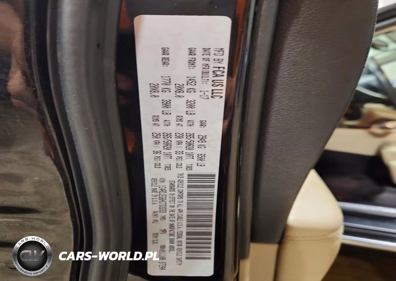 2017 Dodge Durango Citadel VIN:1C4RDJEG6HC733333 - 14