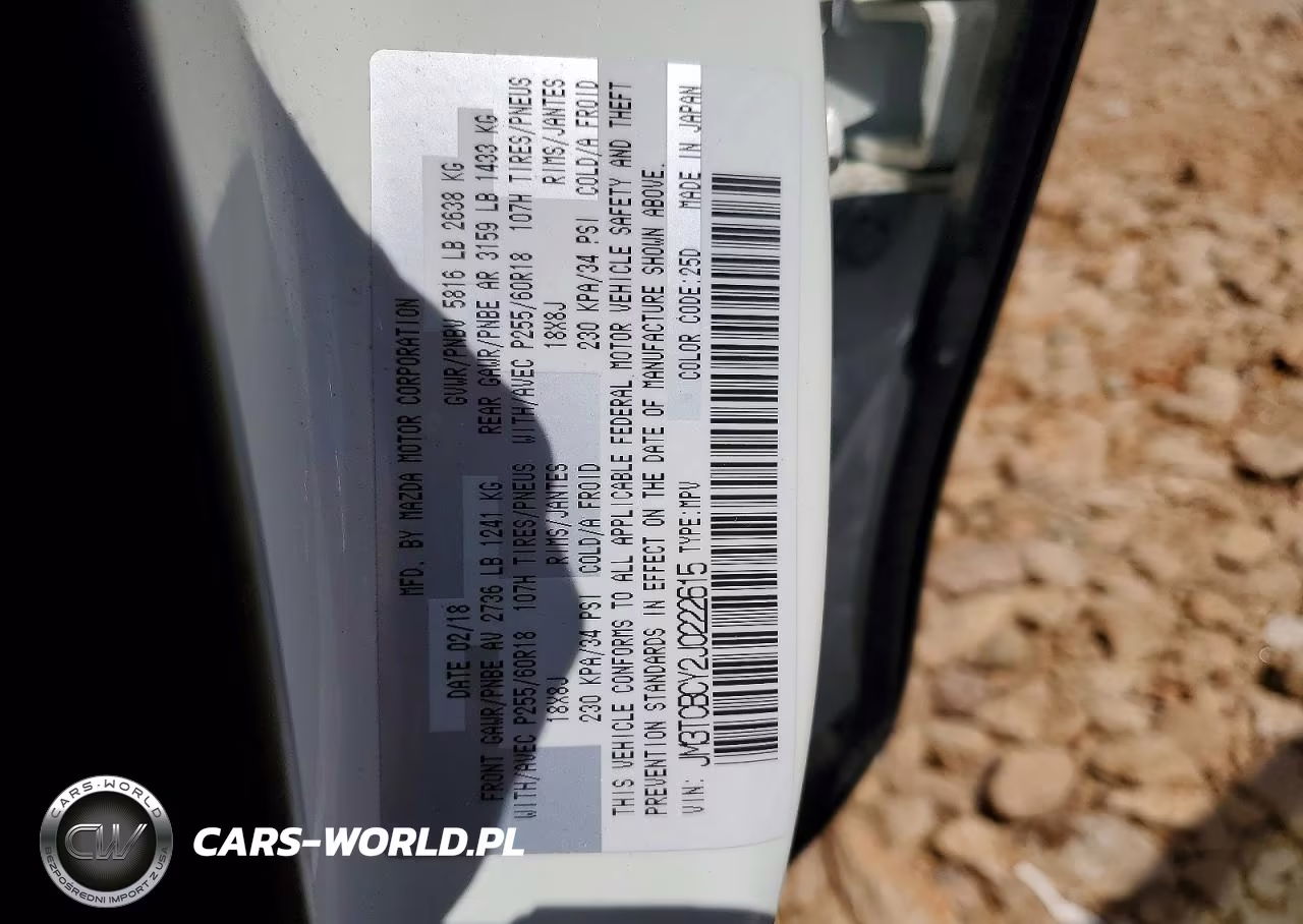 2018 Mazda Cx-9 Touring VIN:JM3TCBCY2J0222615 - 13