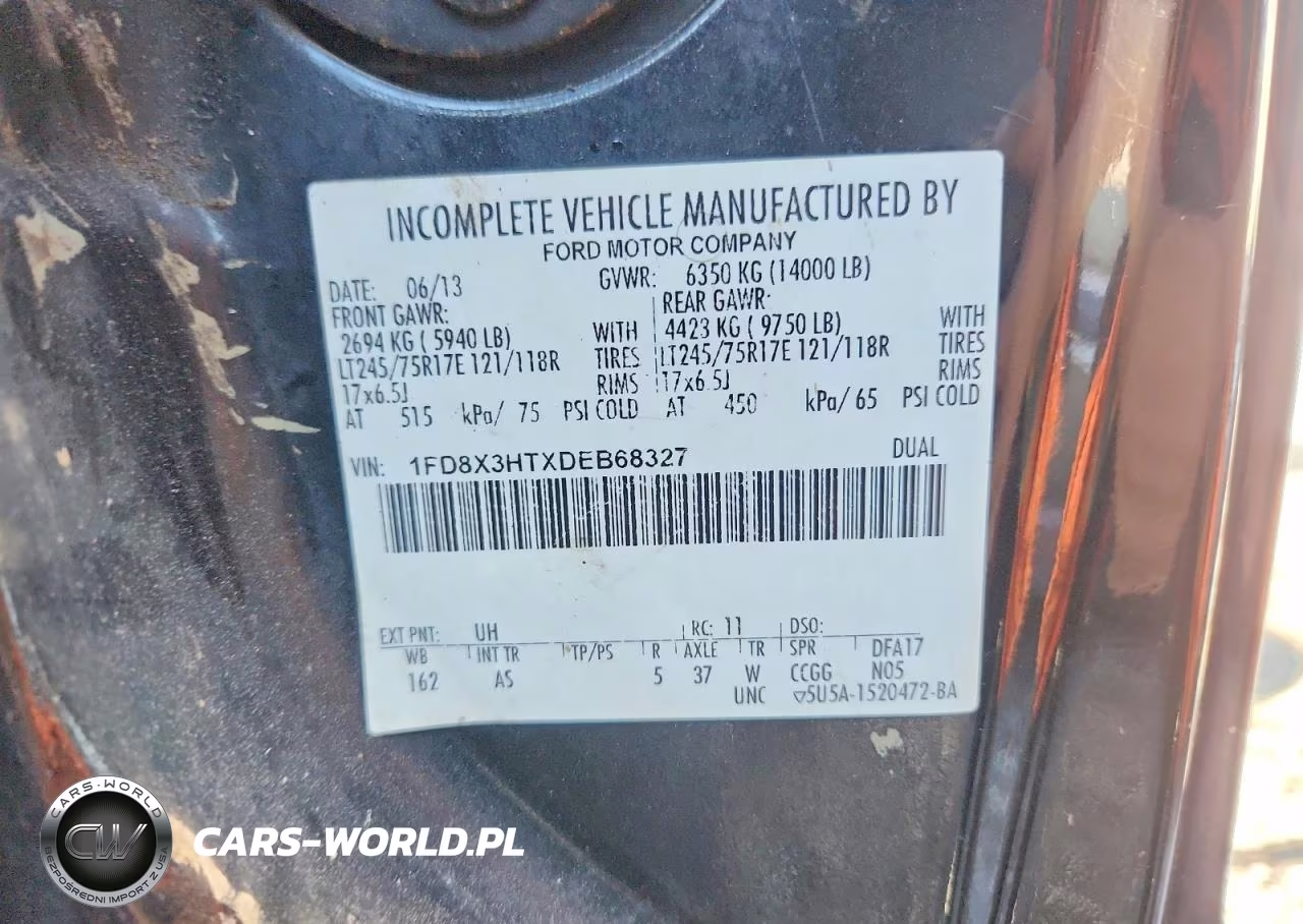 2013 Ford F350 Super Duty VIN:1FD8X3HTXDEB68327 - 13