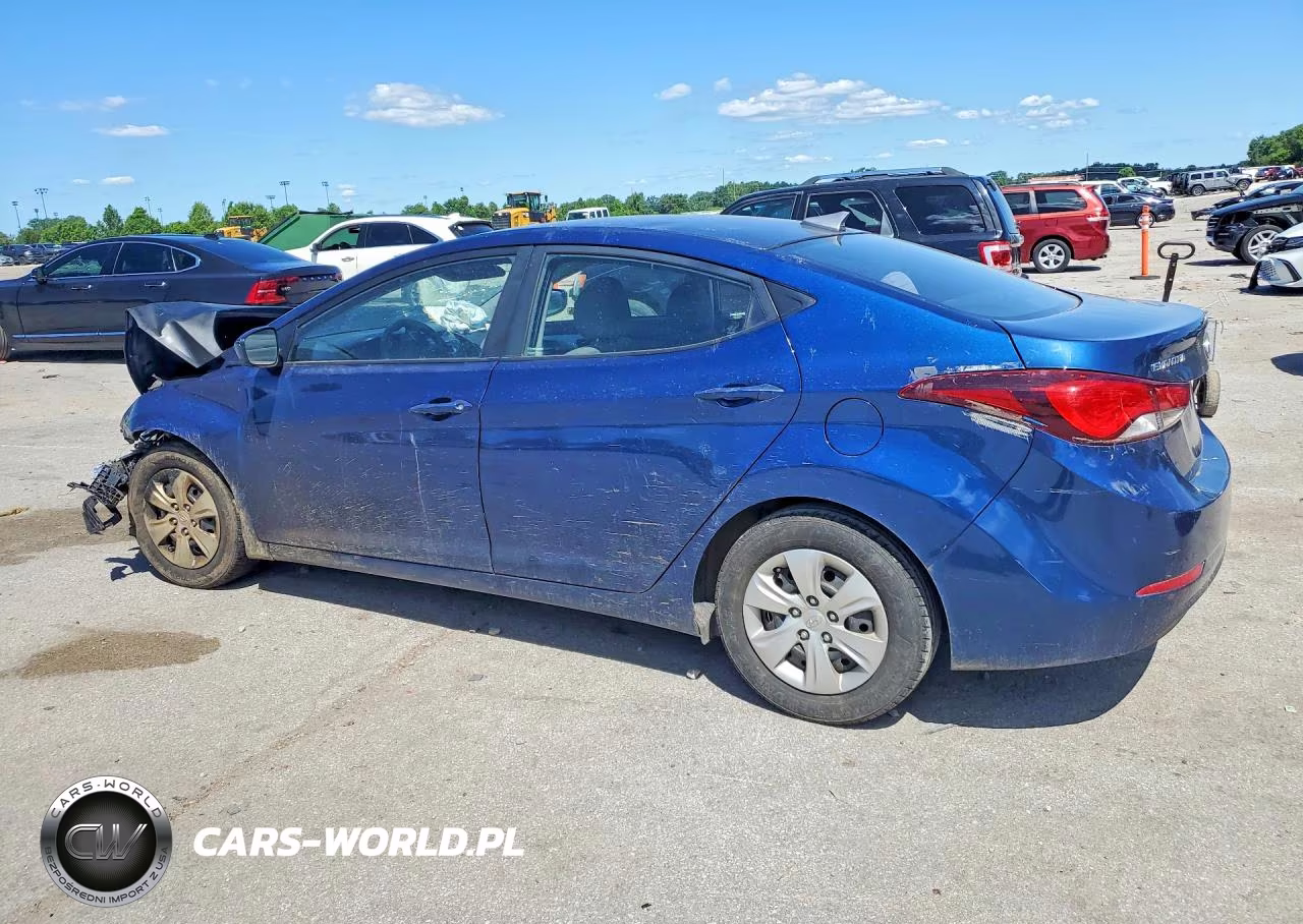 2016 Hyundai Elantra Se VIN:5NPDH4AE9GH713889 - 2