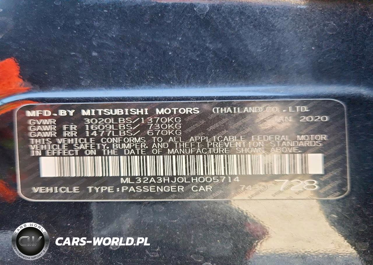2020 Mitsubishi Mirage Es VIN:ML32A3HJ0LH005714 - 13
