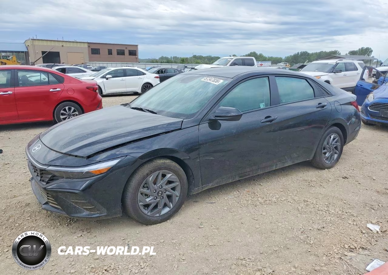 2025 Hyundai Elantra Hybrid Blue VIN:KMHLM4DJ7SU143904 - 1
