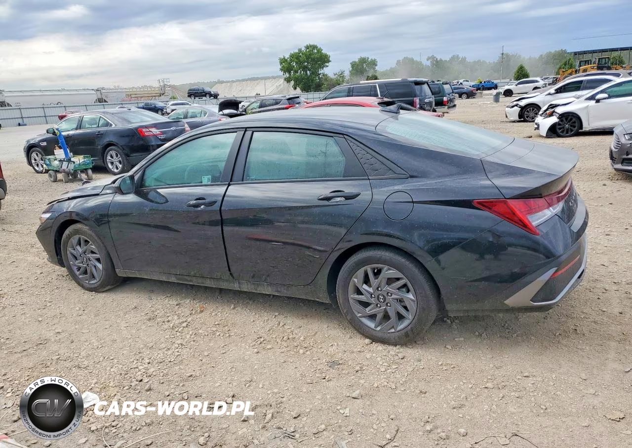 2025 Hyundai Elantra Hybrid Blue VIN:KMHLM4DJ7SU143904 - 2