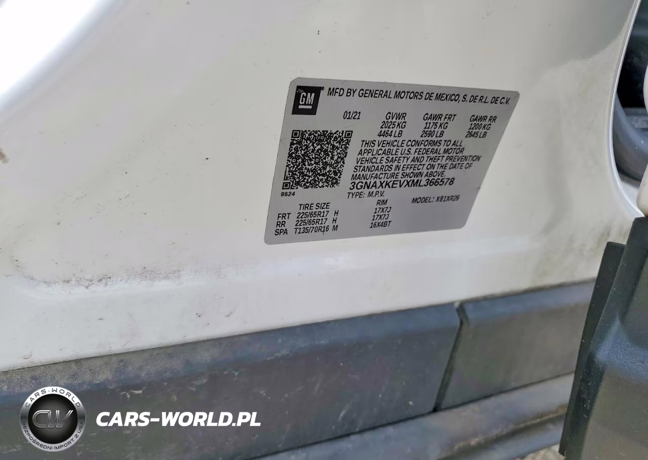 2021 Chevrolet Equinox Lt VIN:3GNAXKEVXML366578 - 13
