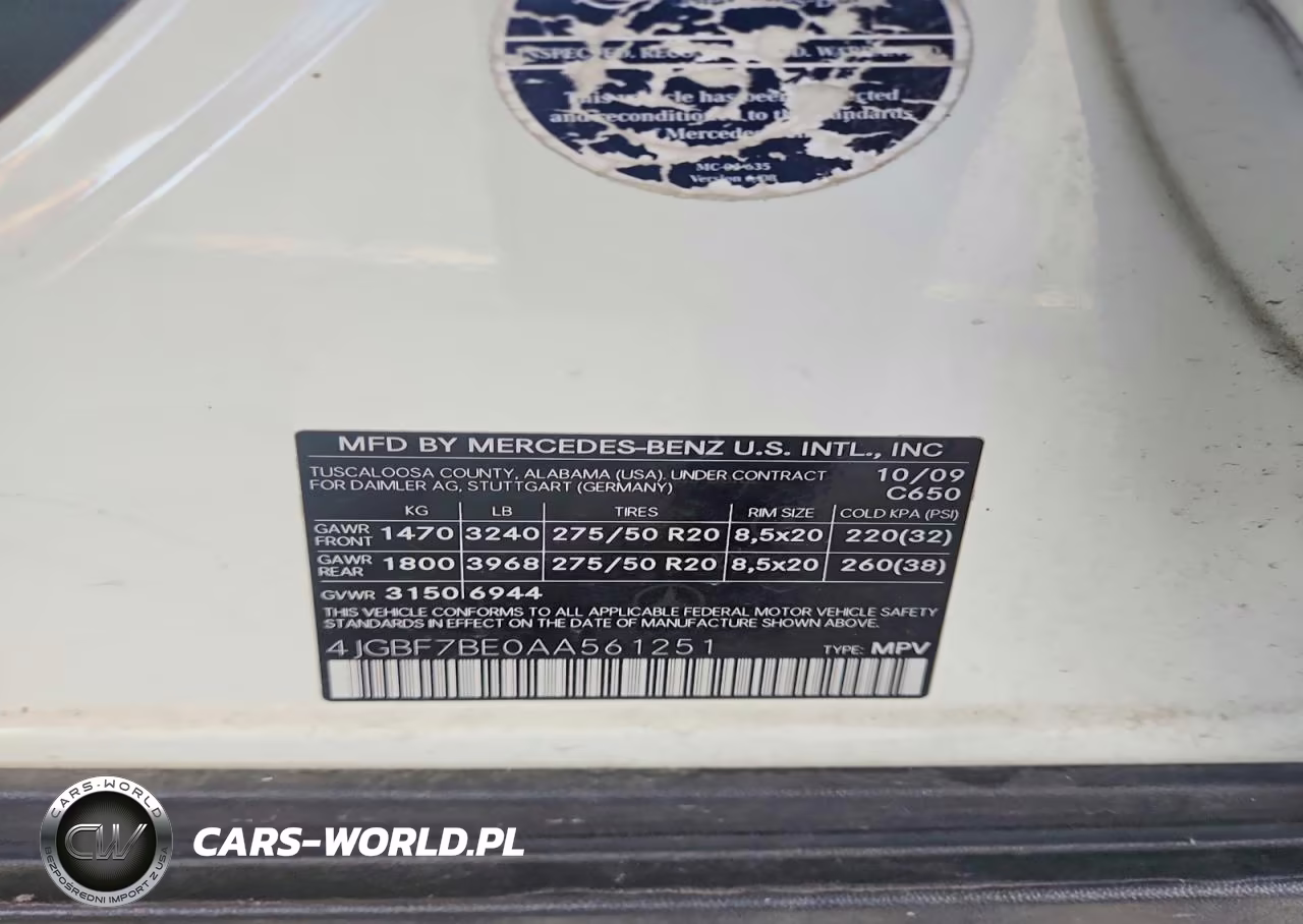 2010 Mercedes-Benz Gl 450 4Matic VIN:4JGBF7BE0AA561251 - 13