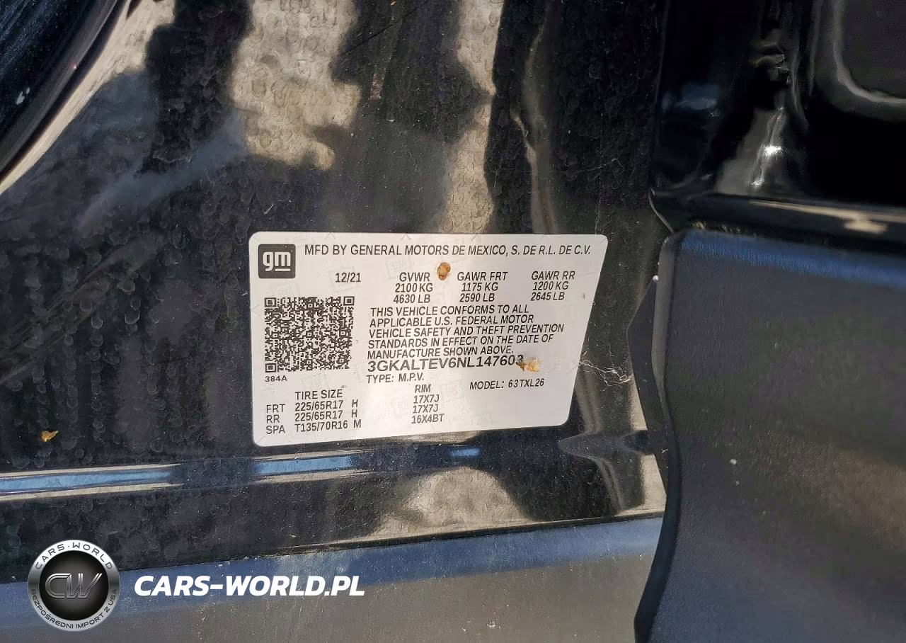 2022 GMC Terrain Sle VIN:3GKALTEV6NL147603 - 14