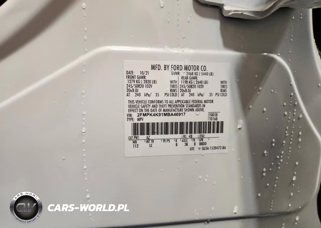 2021 Ford Edge Titanium VIN:2FMPK4K91MBA46917 - 12
