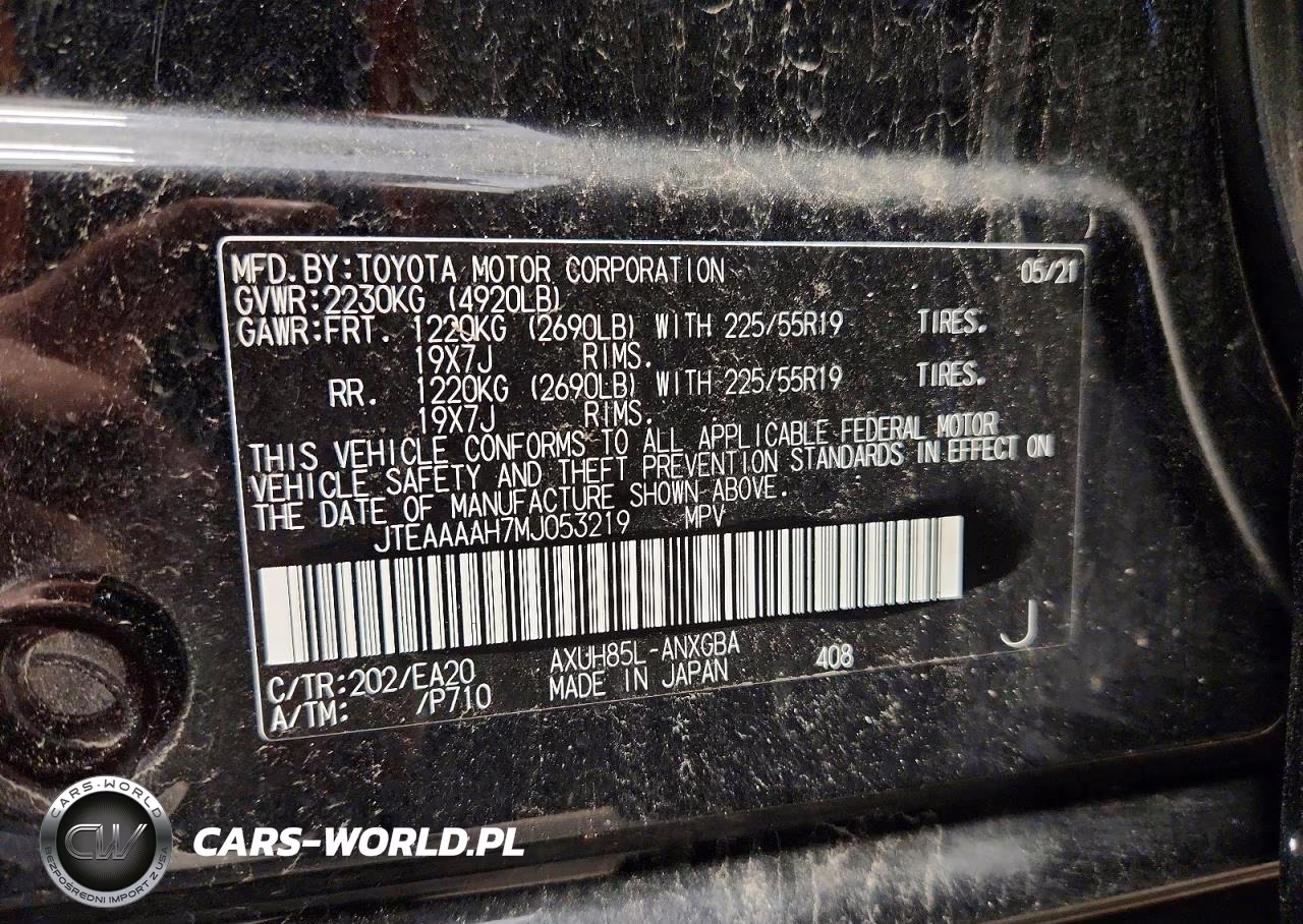 2021 Toyota Venza Xle VIN:JTEAAAAH7MJ053219 - 14