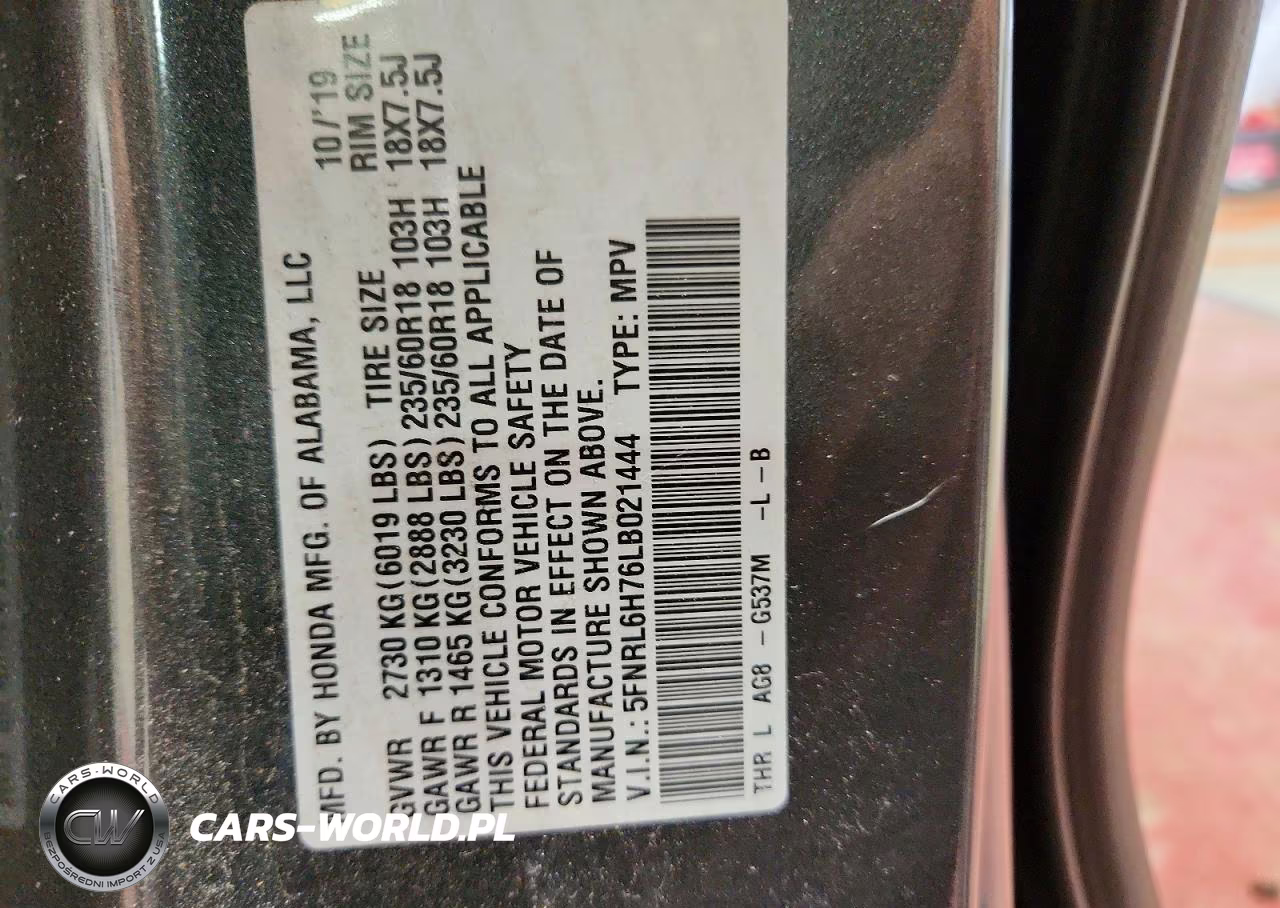 2020 Honda Odyssey Exl VIN:5FNRL6H76LB021444 - 14