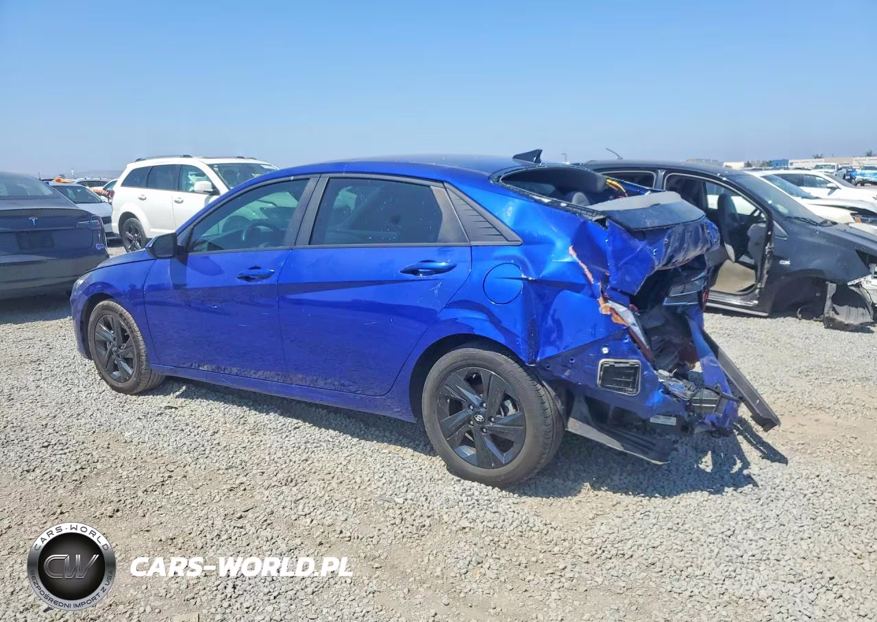 2022 Hyundai Elantra Sel VIN:KMHLS4AG3NU348476 - 2