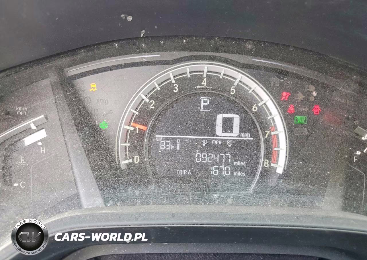 2017 Honda Cr-V Lx VIN:5J6RW6H30HL004433 - 9