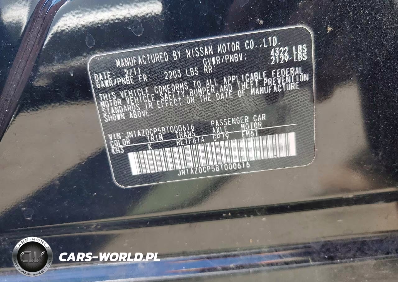 2011 Nissan Leaf Sv VIN:JN1AZ0CP5BT000616 - 12