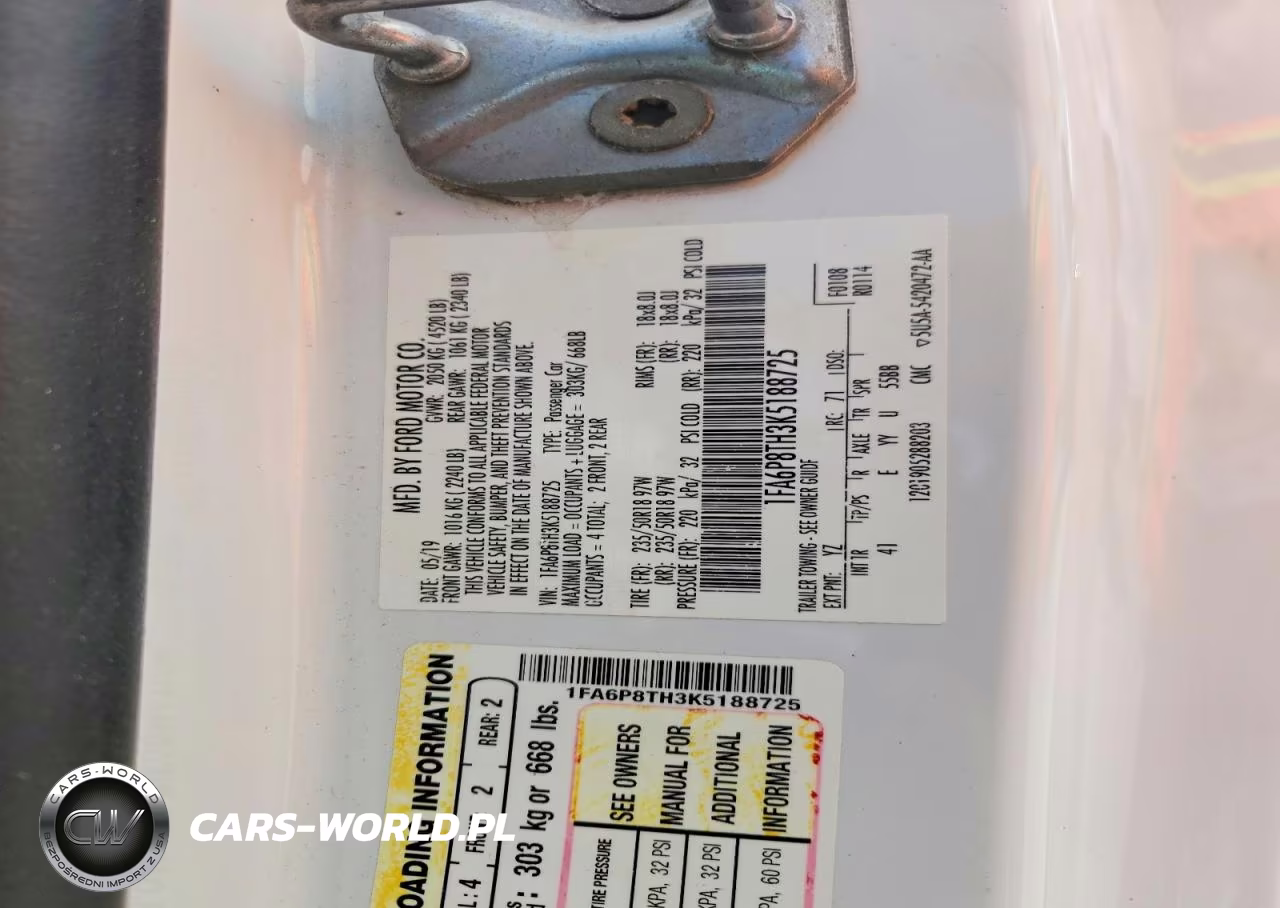 2019 Ford Mustang Ecoboost Premium VIN:1FA6P8TH3K5188725 - 13