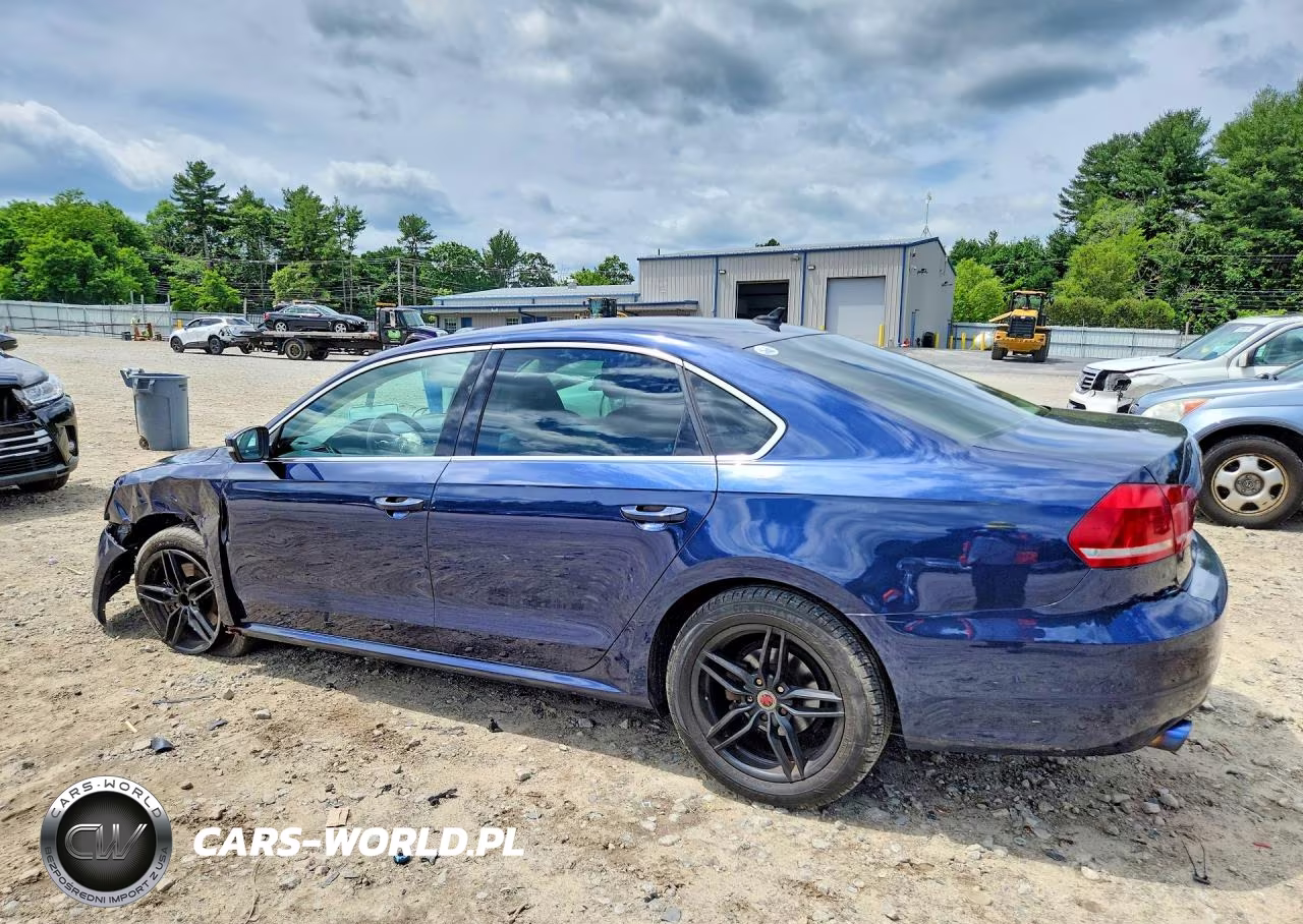 2013 Volkswagen Passat Se VIN:1VWBP7A33DC127848 - 2