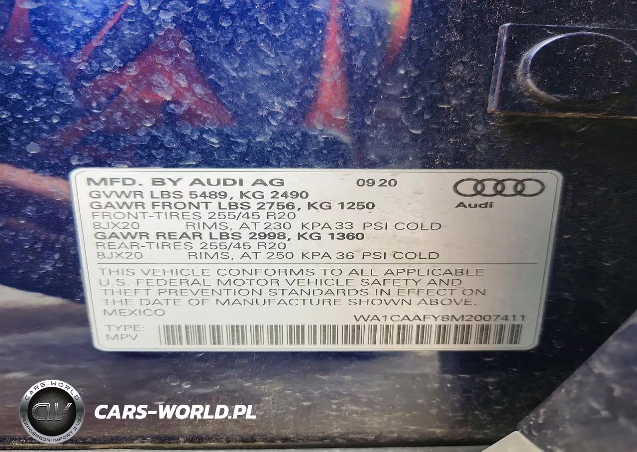 2021 Audi Q5 Prestige VIN:WA1CAAFY8M2007411 - 13