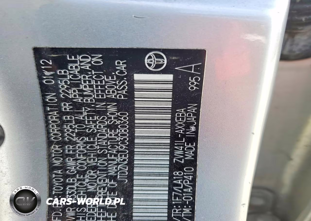 2012 Toyota Prius Base VIN:JTDZN3EU9C3080360 - 13
