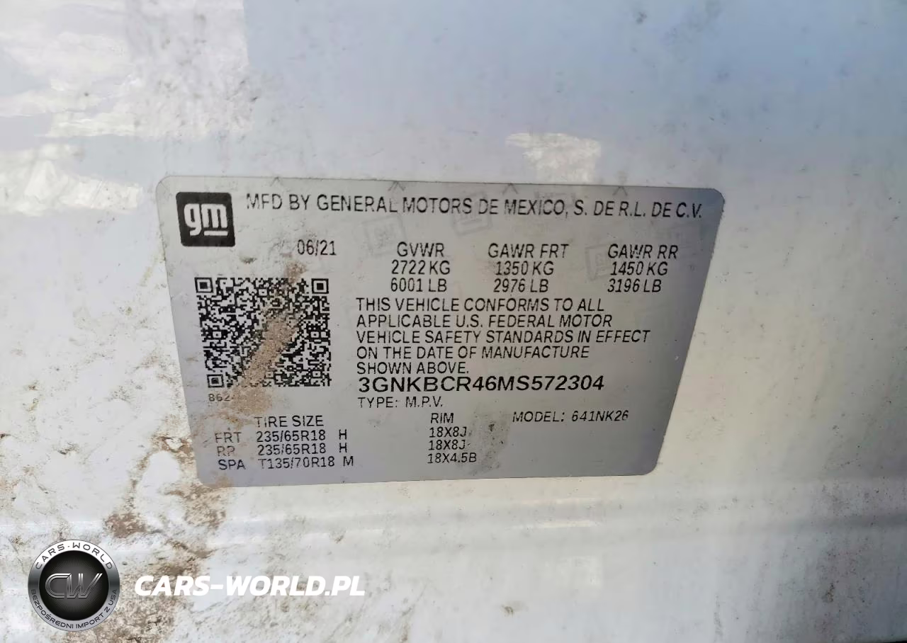 2021 Chevrolet Blazer 2Lt VIN:3GNKBCR46MS572304 - 12