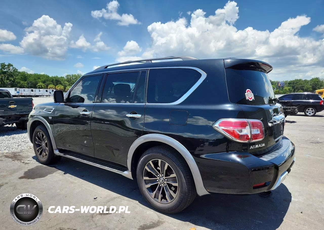 2017 Nissan Armada Platinum VIN:JN8AY2NF6H9303611 - 2