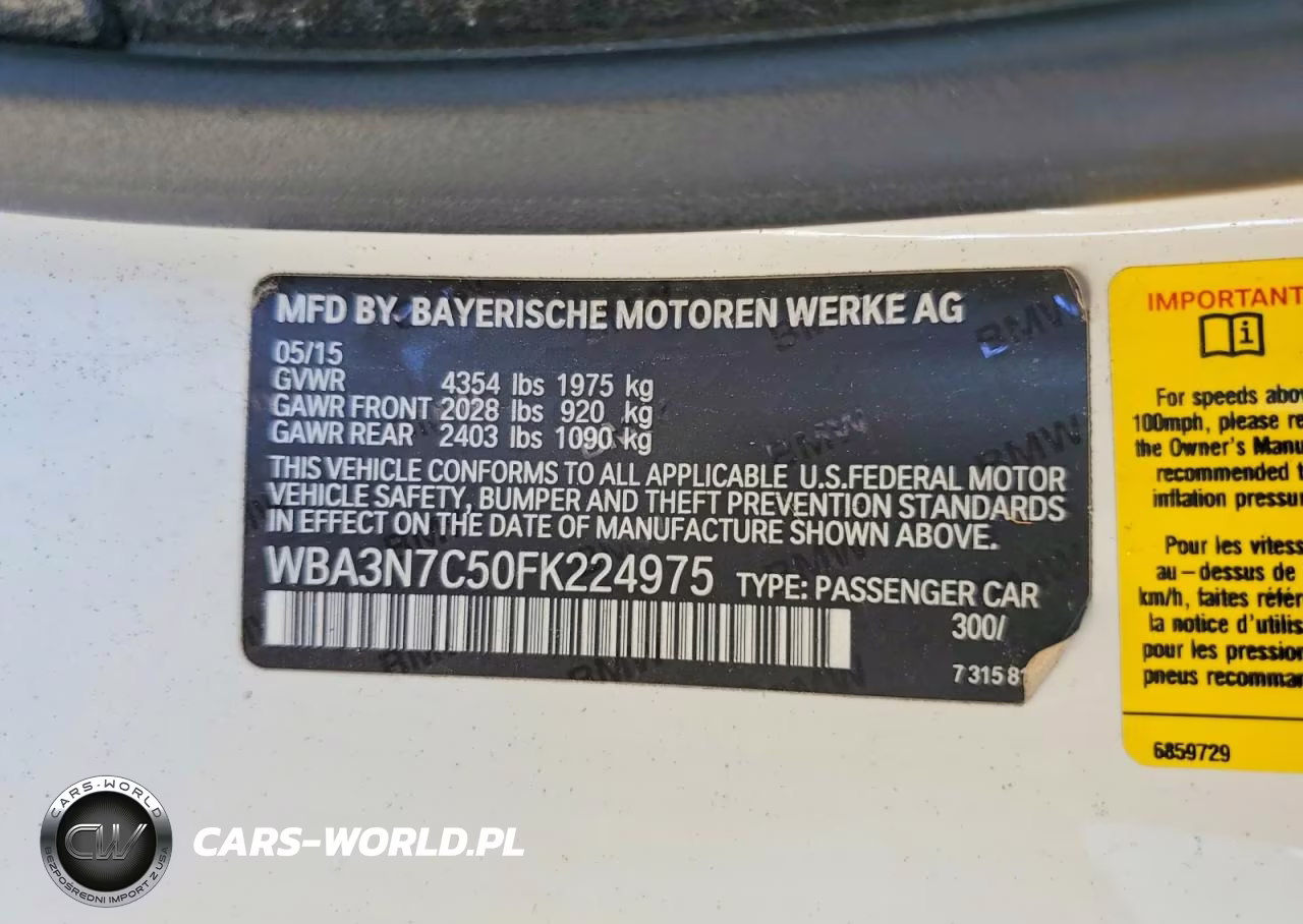 2015 BMW 428 I VIN:WBA3N7C50FK224975 - 12